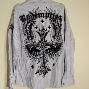 Lot of 2 Men's Shirts, Similar Styles